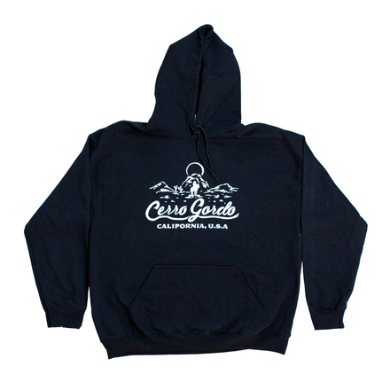 Load image into Gallery viewer, Cerro Gordo California Hoodie (Black) [GLOW IN THE DARK]