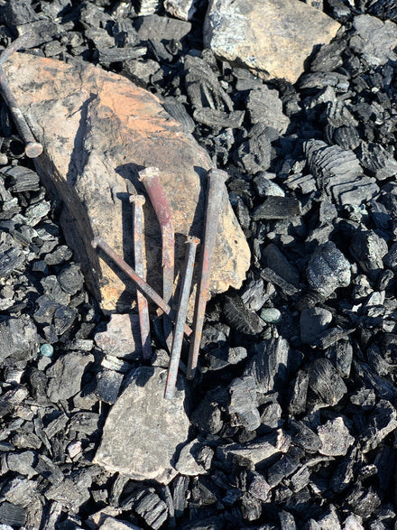 Load image into Gallery viewer, Original Square Nail from American Hotel (1871)