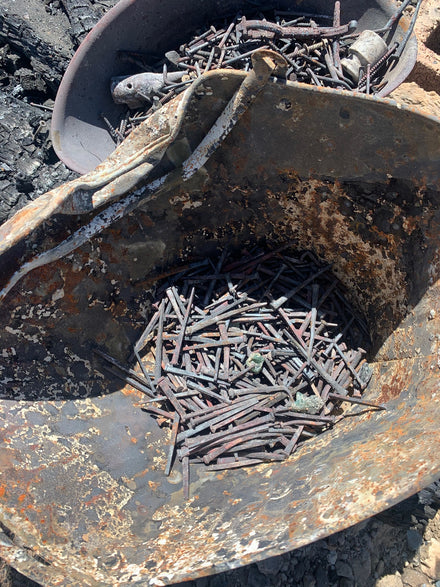 Load image into Gallery viewer, Original Square Nail from American Hotel (1871)