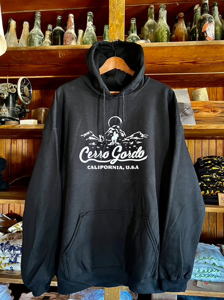 Load image into Gallery viewer, Cerro Gordo California Hoodie (Black) [GLOW IN THE DARK]