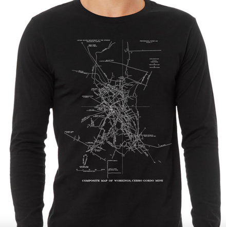 Load image into Gallery viewer, Cerro Gordo Composite Map Long Sleeve