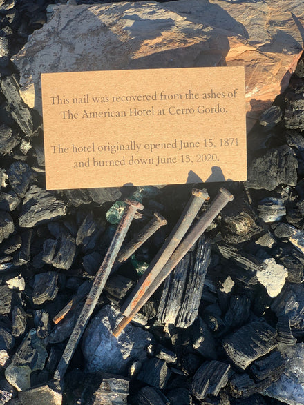 Load image into Gallery viewer, Original Square Nail from American Hotel (1871)